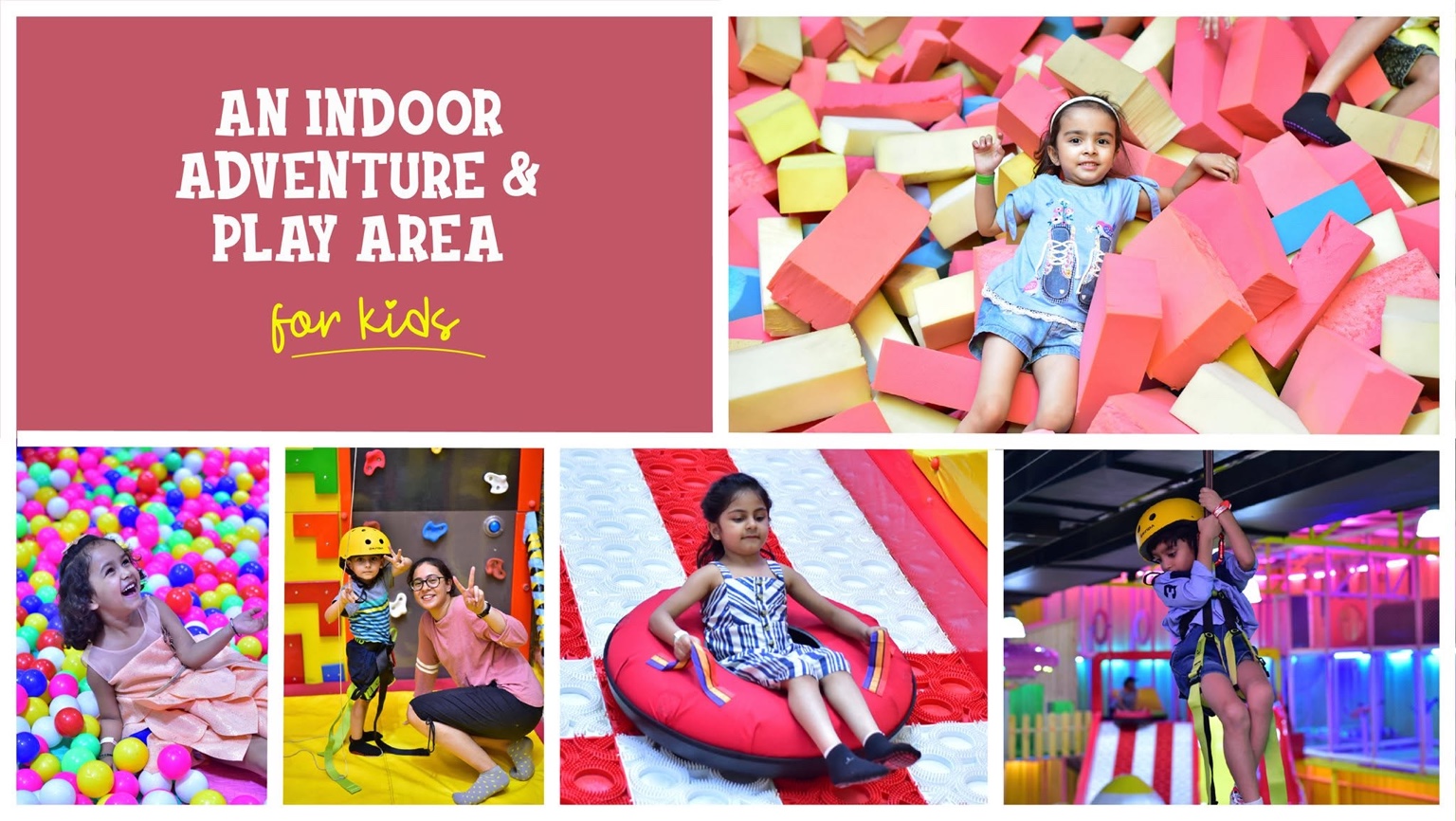 Children enjoying Playdate indoor play area